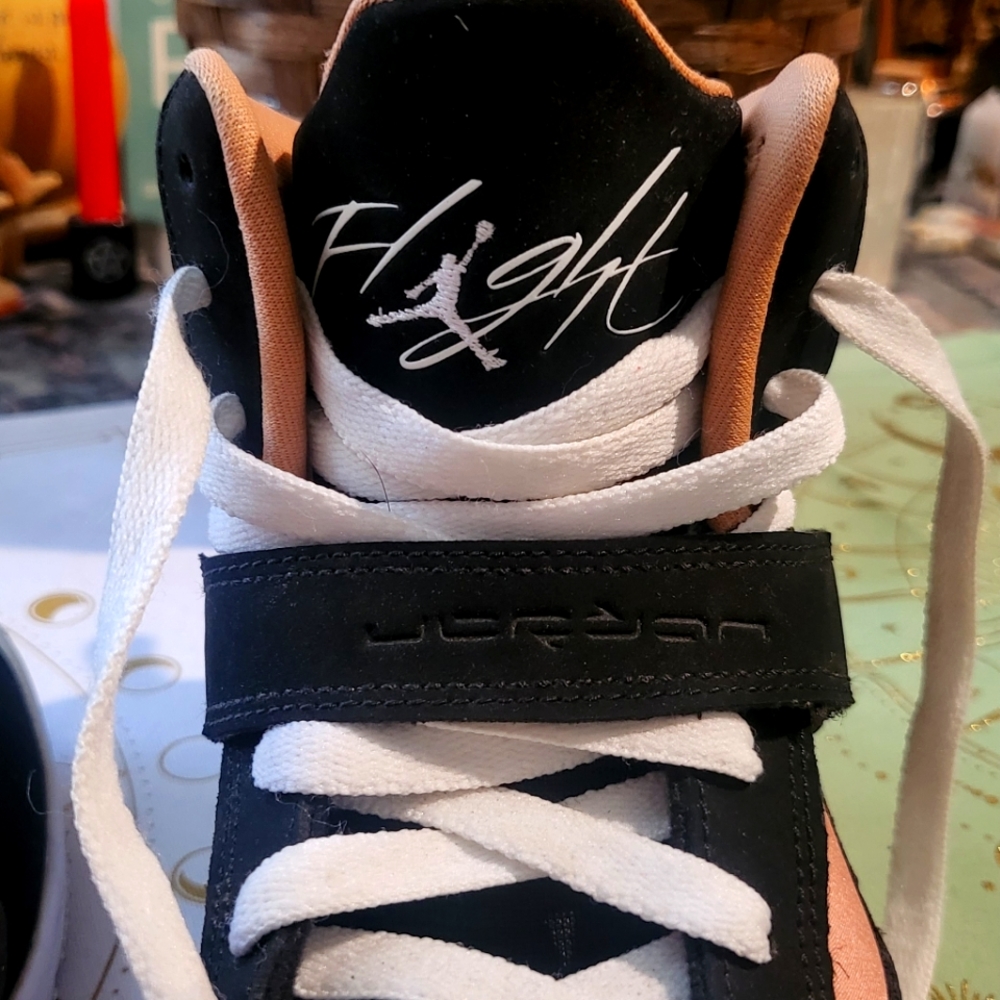 Jordan Flight 45 High IP GS 'Black and Rose Gold' Size 3Y